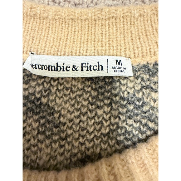 Abercrombie Fitch Leopard Print Button Front Cardigan Sweater Women's Medium‎ - Picture 4 of 5